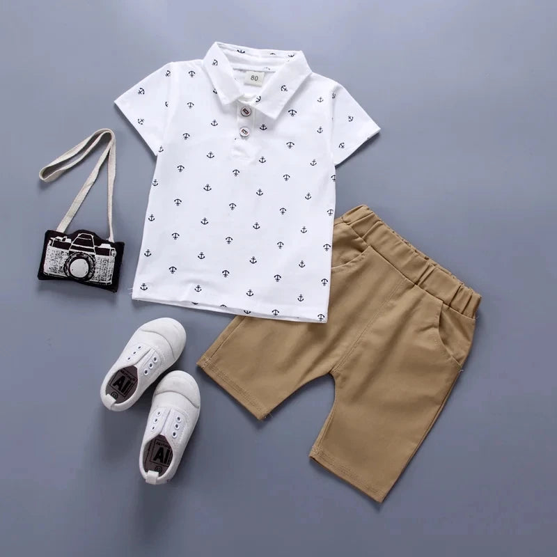 Little Explorer Polo & Shorts Set β Cool, Comfy & Full of Charm βπ¦