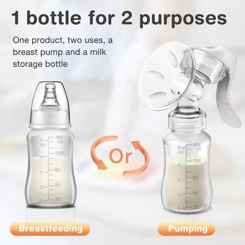 Manual Breast Pump – Comfortable, BPA-Free & Easy to Use 🤱🍼