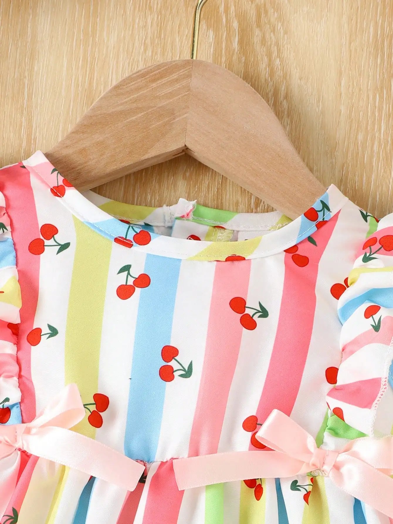 Rainbow Cherry Dress – Colourful, Playful & Full of Sunshine 🍒🌈