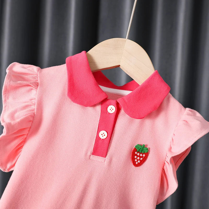 Strawberry Collar Dress – Sweet, Stylish & Full of Charm 🍓👗