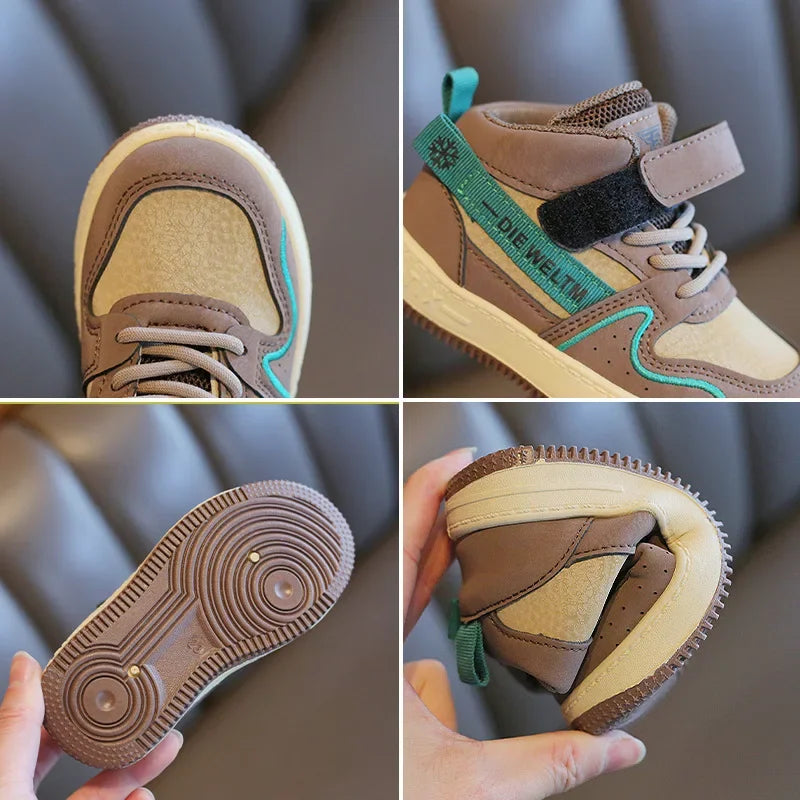 Kids High-Top Trainers – Comfy, Durable & Stylish 👟✨