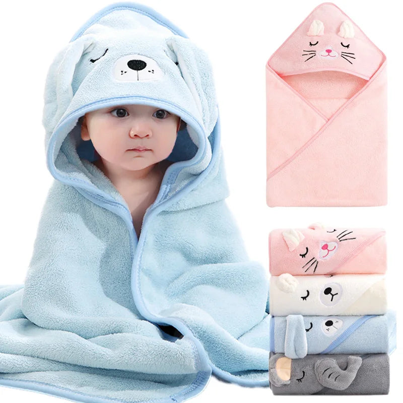 Animal Hooded Baby Towel β Cosy, Adorable & Full of Character πΎπ