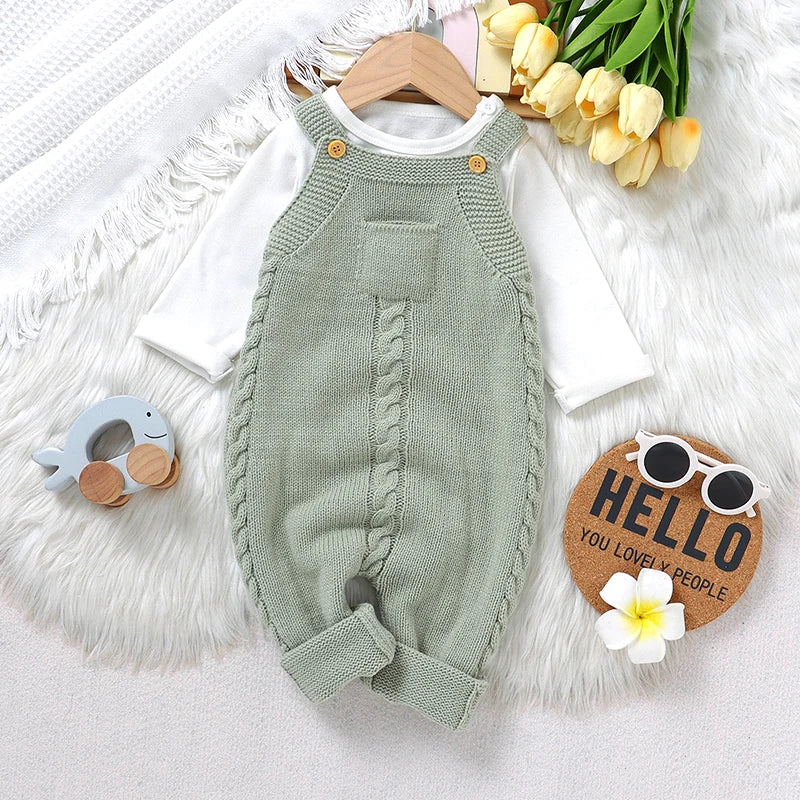 Knitted Baby Dungarees – Cosy, Stylish & Adorable ❄👶
