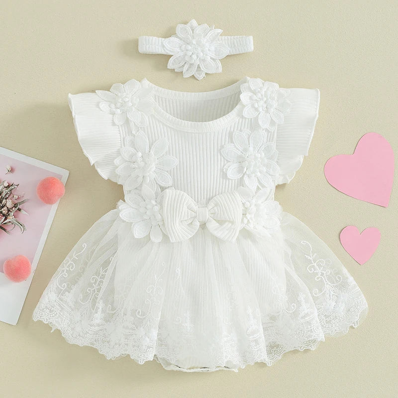 Baby Lace Party Dress – Elegant, Delicate & Charming ✨👶
