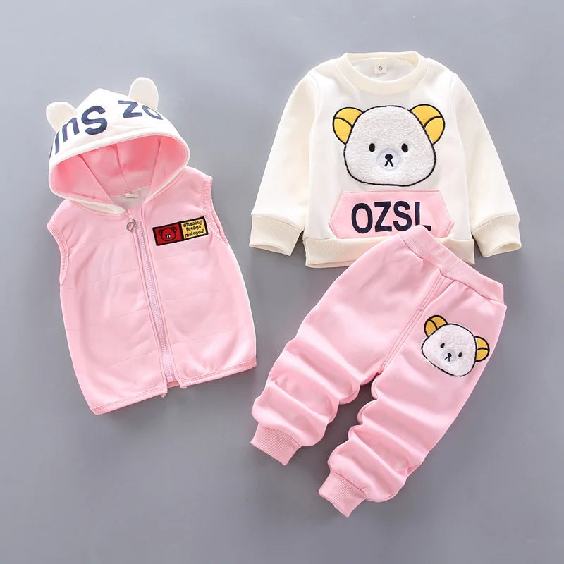 Blue Bear Hoodie Set – Cosy, Playful & Ultra Cute 🐻❄️