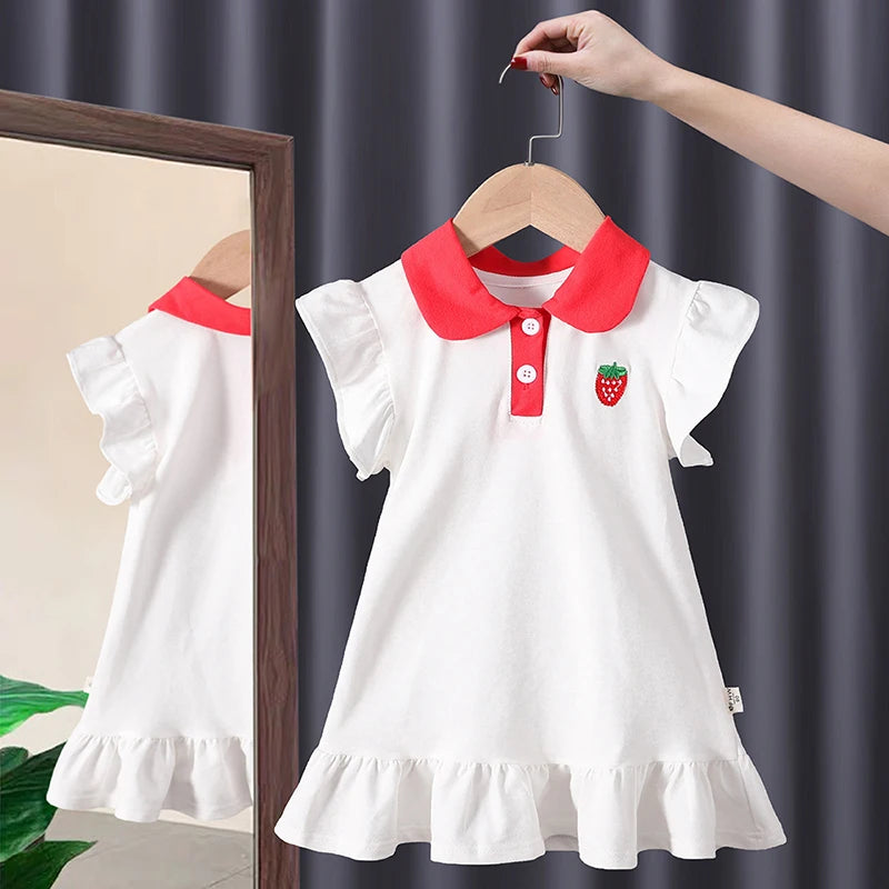 Strawberry Collar Dress – Sweet, Stylish & Full of Charm 🍓👗