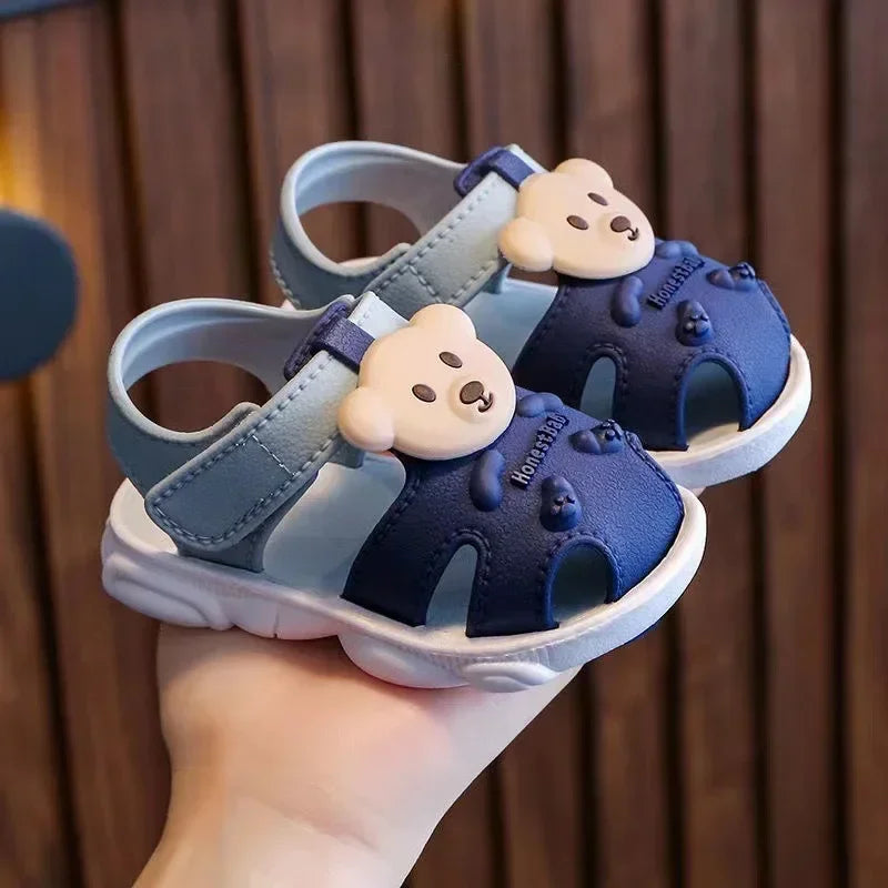 Teddy Bear Baby Sandals – Cute, Comfy & Summer-Ready 🧸☀️