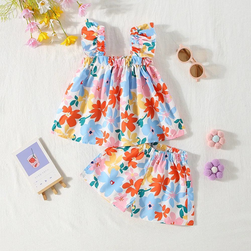 Summer Bloom Baby Set – Bright, Breezy & Bursting with Colour 🌸👒