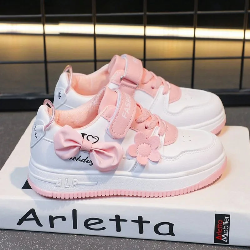 Girls’ Bow & Flower Trainers – Cute, Comfy & Full of Charm 🎀🌸