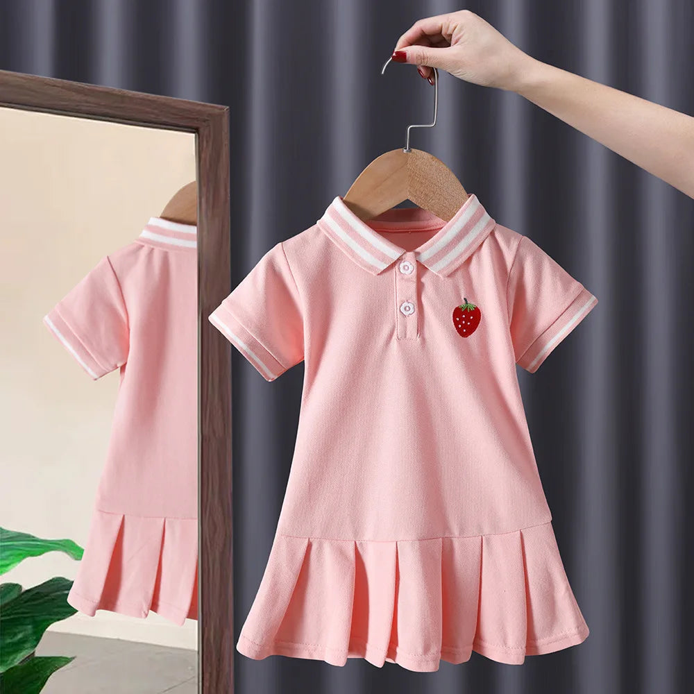 Strawberry Collar Dress – Sweet, Stylish & Full of Charm 🍓👗