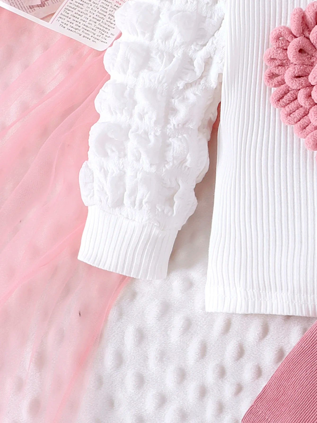 Puffy Heart Top & Bow Skirt Set – Sweet, Stylish & Full of Love 💗🎀