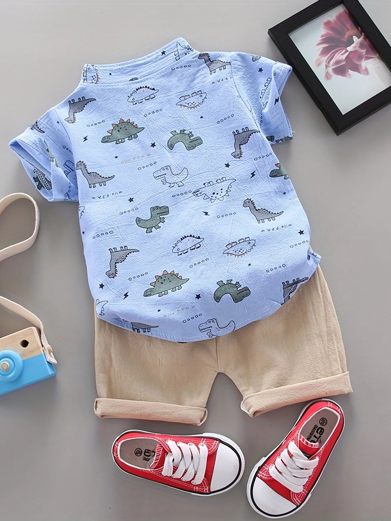 Dino Explorer Baby Set β Playful, Comfy & Summer-Ready π¦βοΈ