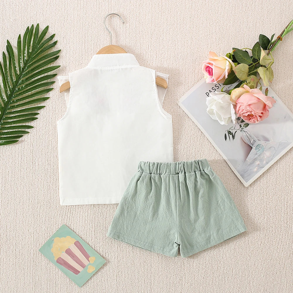 Floral Ruffle Top & Shorts Set – Fresh, Chic & Light as a Breeze 🌸🌿