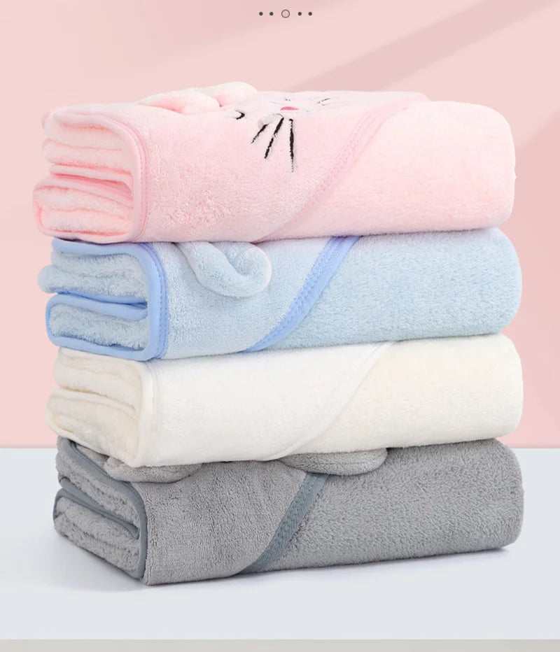Animal Hooded Baby Towel β Cosy, Adorable & Full of Character πΎπ