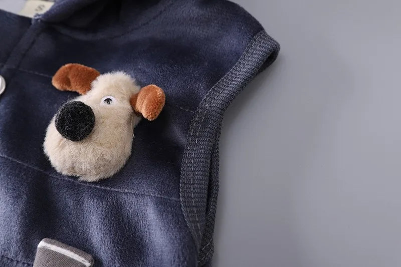 3-Piece Dog Ear Baby Outfit β Cosy, Playful & Paw-sitively Adorable πΎπΆ