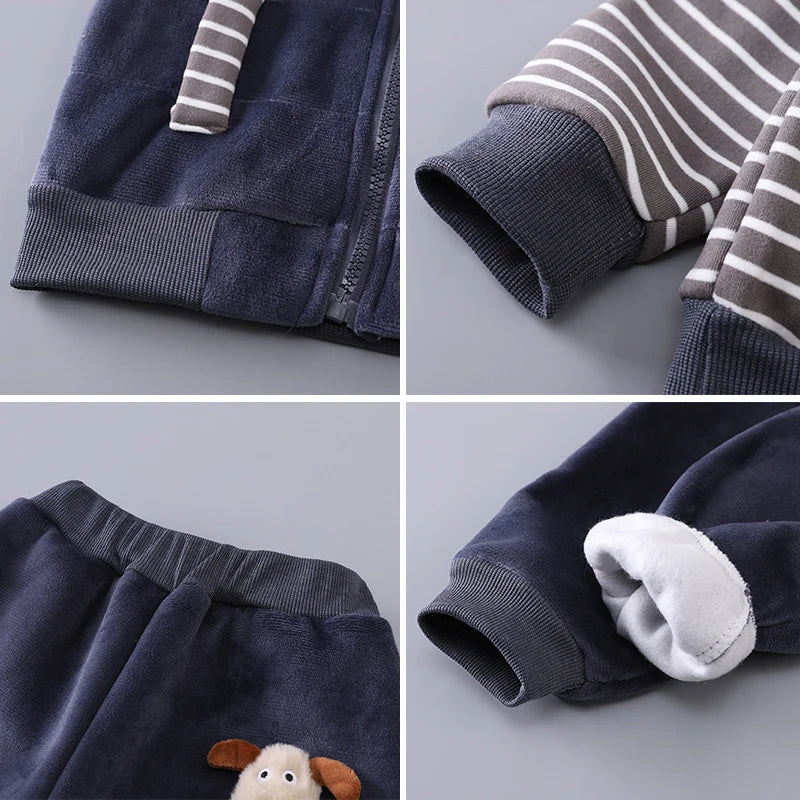 3-Piece Dog Ear Baby Outfit β Cosy, Playful & Paw-sitively Adorable πΎπΆ
