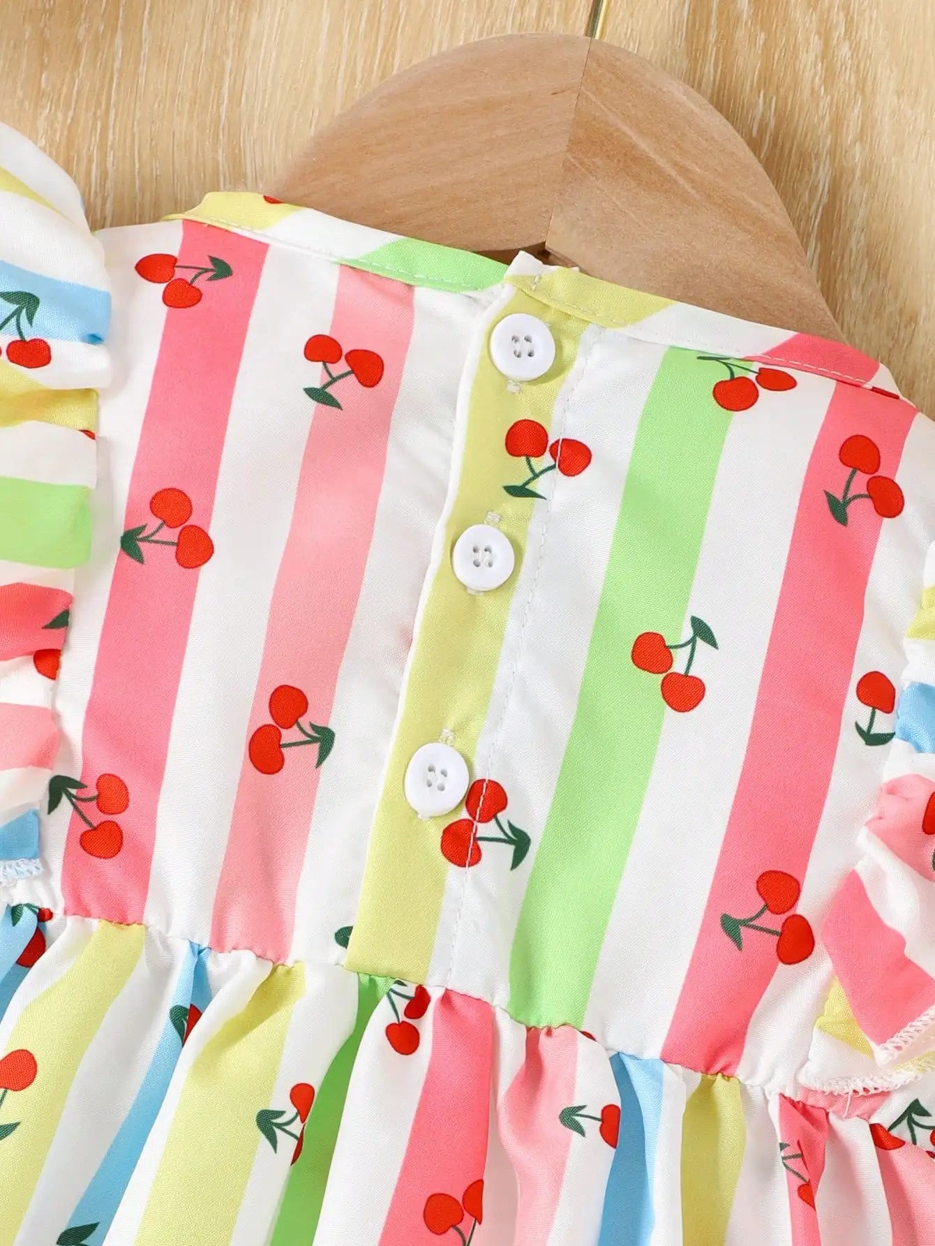Rainbow Cherry Dress – Colourful, Playful & Full of Sunshine 🍒🌈
