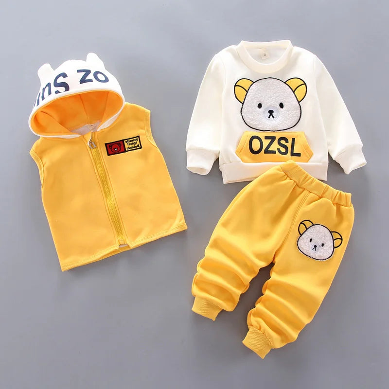 Blue Bear Hoodie Set – Cosy, Playful & Ultra Cute 🐻❄️