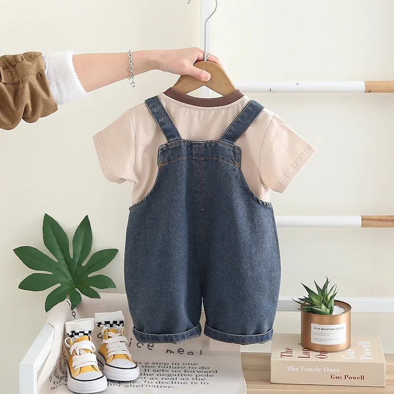 Duckie Dungaree Set – Playful, Comfy & Full of Character 🐥👕