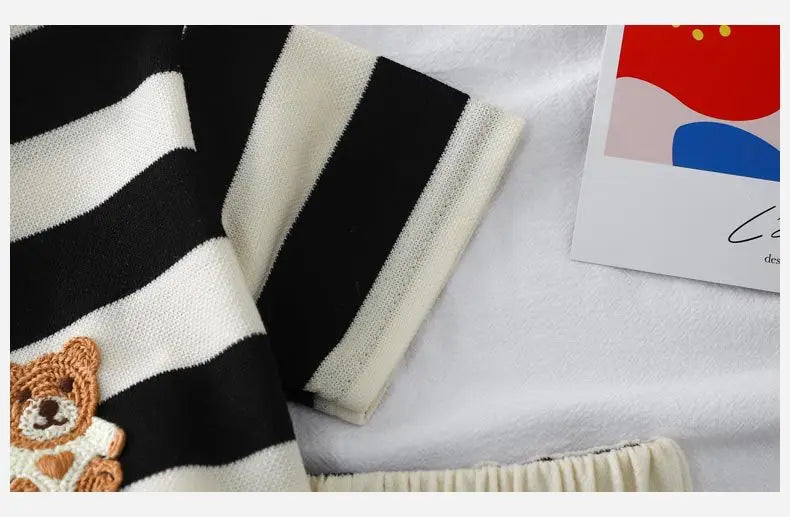 Striped Teddy Set β Playful, Stylish & Comfortable π»β¨
