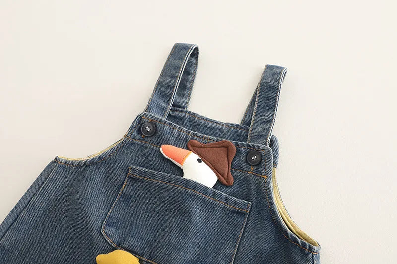 Duckie Dungaree Set – Playful, Comfy & Full of Character 🐥👕