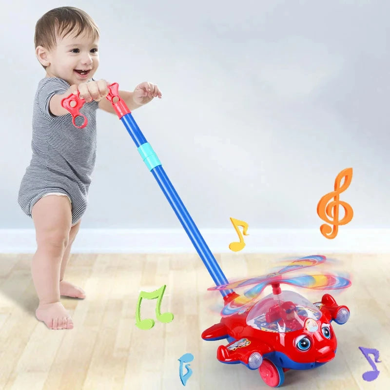 Push & Go Musical Helicopter – Colourful, Fun & Perfect for First Steps 🚁🎶