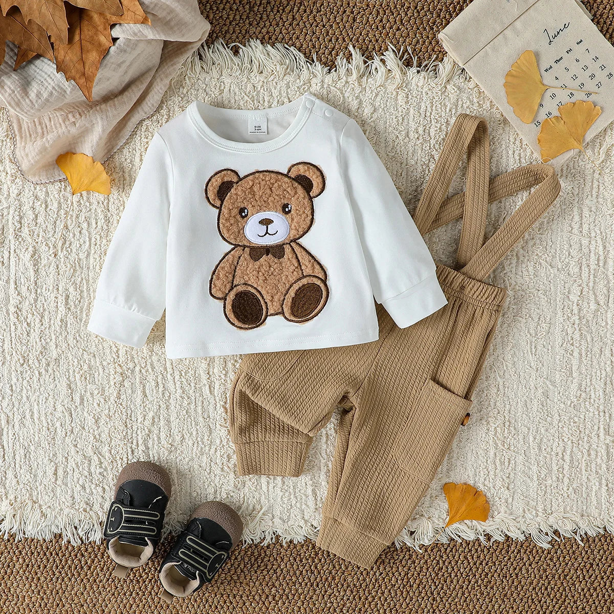 Baby Bear Outfit Set – Soft, Stretchy & Adorably Stylish 🐻👶