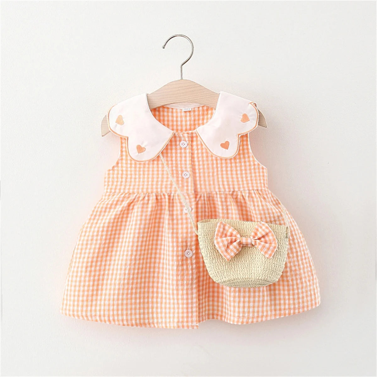 Heart Collar Dress Set – Sweet, Charming & Full of Love 💕👗