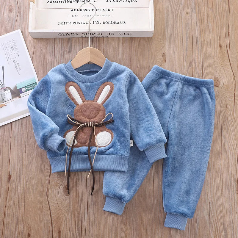 Fluffy Bunny 2-Piece Set – Adorable, Warm & Ready to Hop Into Winter 🐰❄️