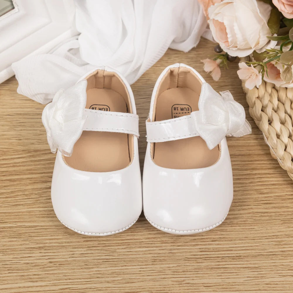 Baby Bow Ballerina Shoes – Elegant, Comfortable & Charming 🎀👶