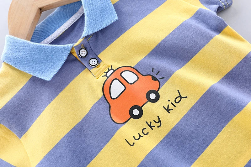 Lucky Kid Polo Set β Playful, Cool & Comfortable πβ¨