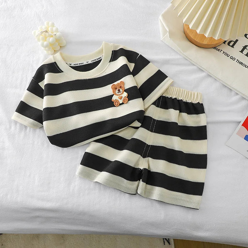 Striped Teddy Set β Playful, Stylish & Comfortable π»β¨