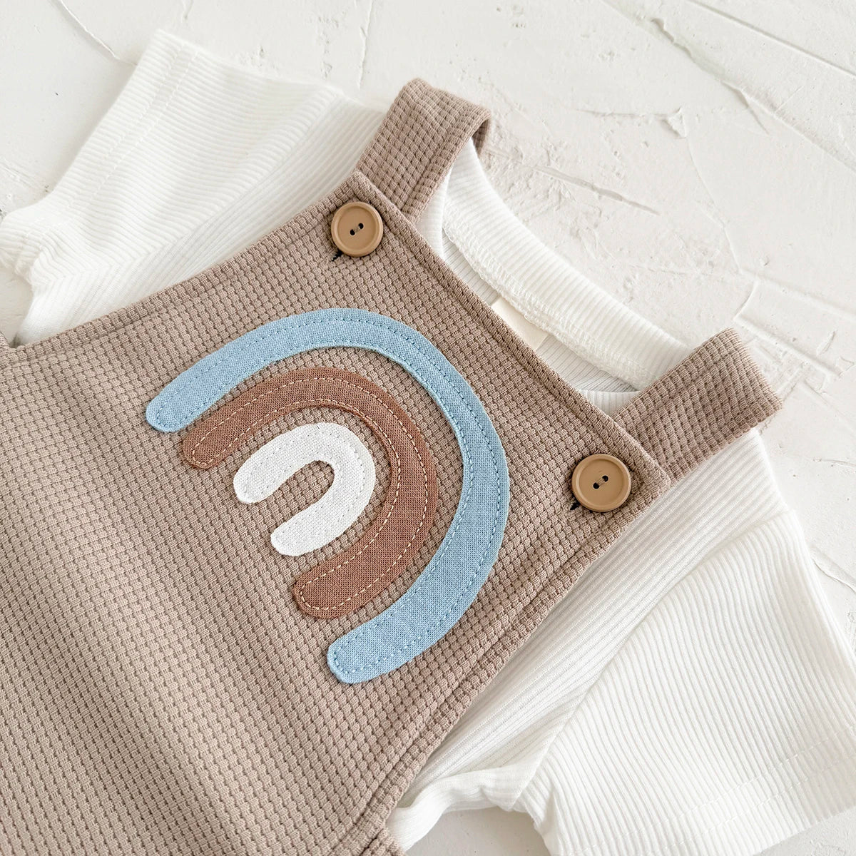 Rainbow Baby Romper – Playful, Comfy & Full of Charm 🌈👶