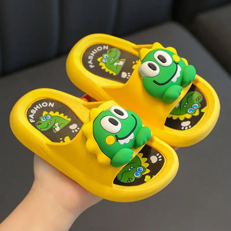 Dino Cartoon Slides – Playful, Colourful & Super Comfy 🦖✨