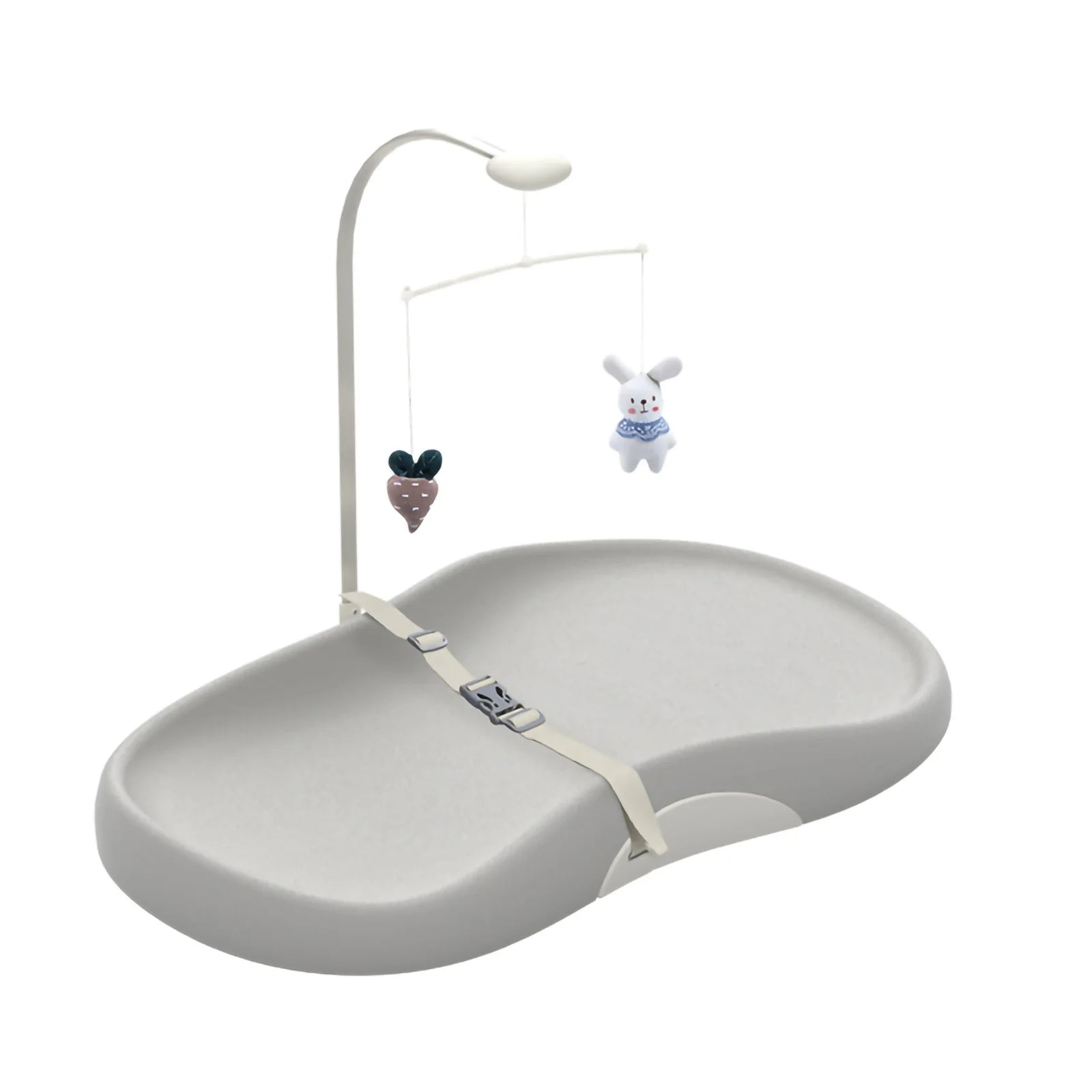 Baby Changing Pad with Safety Strap & Mobile – Practical, Safe & Comfortable 👶✨