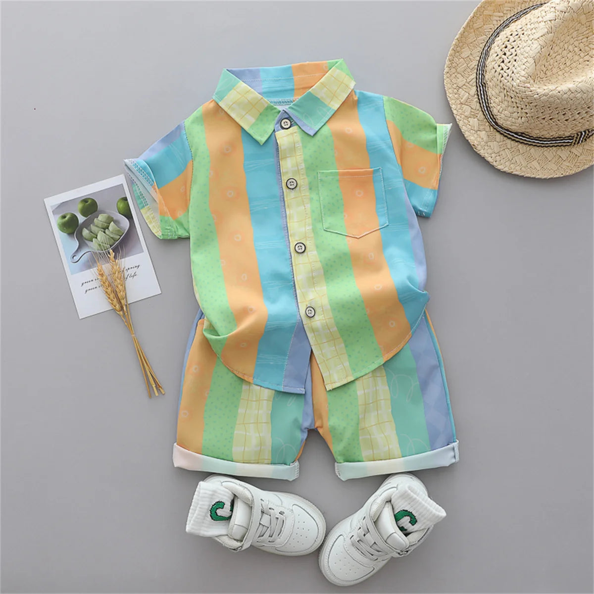 Tropical Striped Summer Set β Vibrant, Breezy & Full of Joy π΄βοΈ