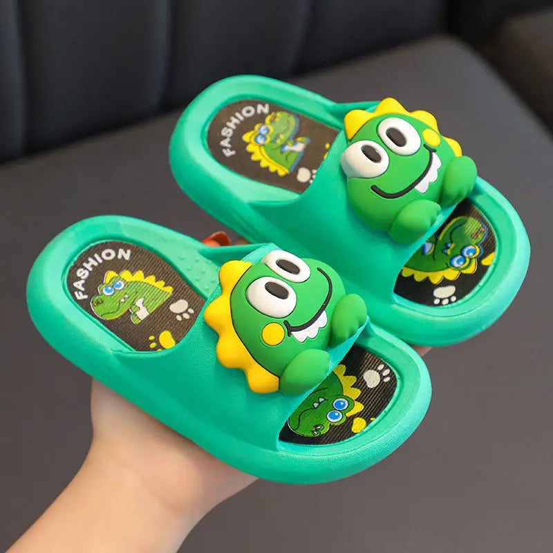 Dino Cartoon Slides – Playful, Colourful & Super Comfy 🦖✨