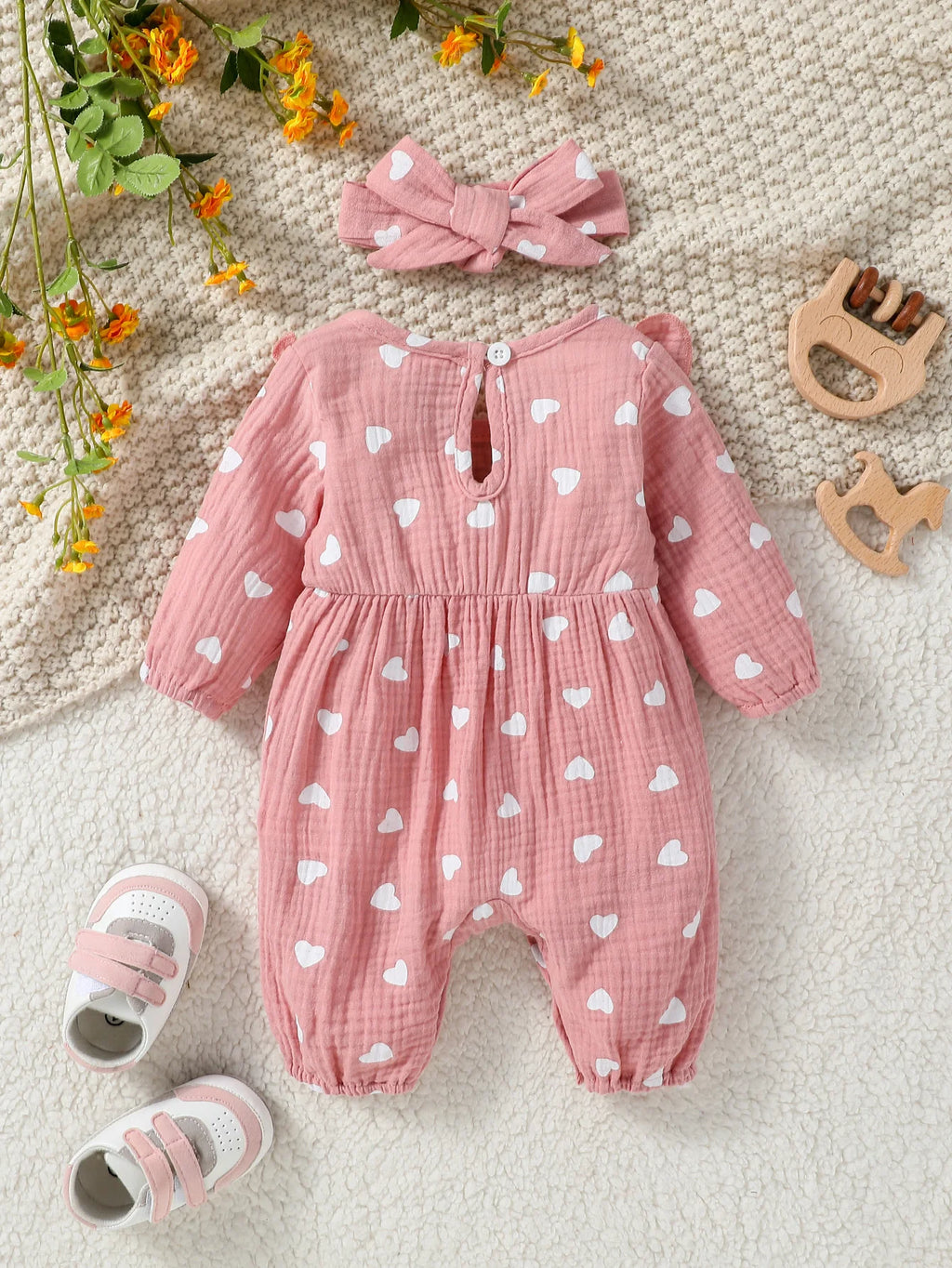 Baby Girl Bow Onesie Set – Sweet, Stylish & Full of Charm 🎀👶