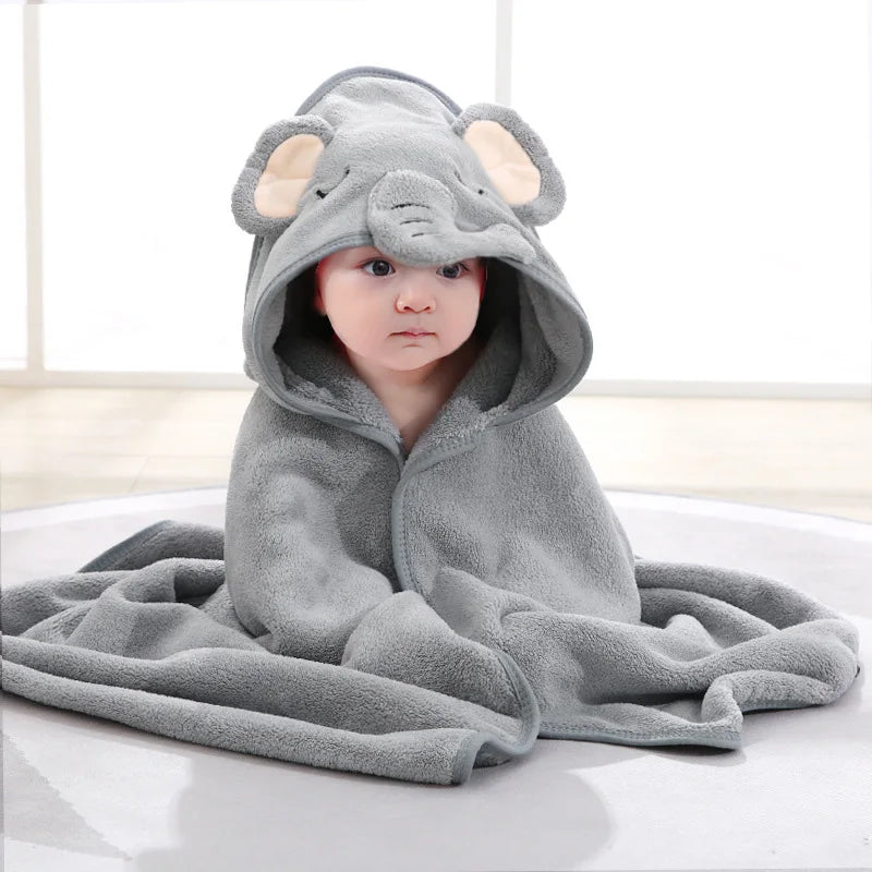 Animal Hooded Baby Towel – Cosy, Adorable & Full of Character 🐾🛁