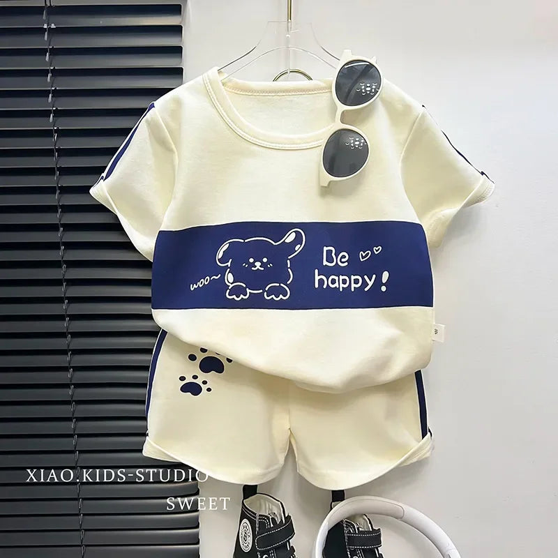 Animal Print Summer Outfit Set – Fun, Cool & Comfy for Everyday Play 🐻🐸🐘🐬