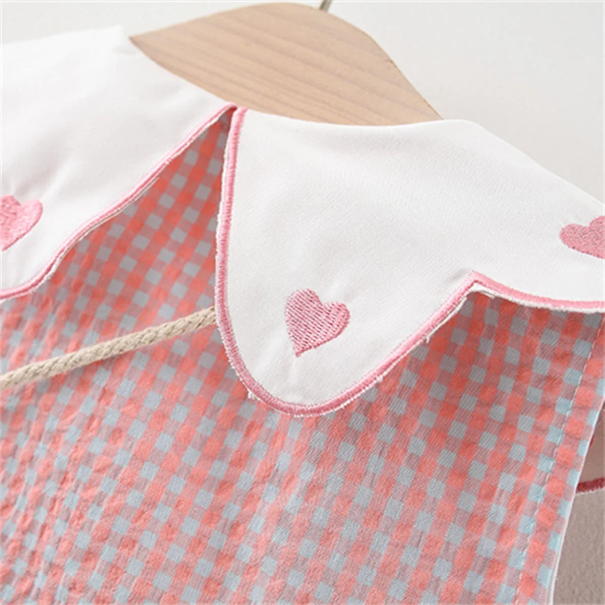 Heart Collar Dress Set – Sweet, Charming & Full of Love 💕👗