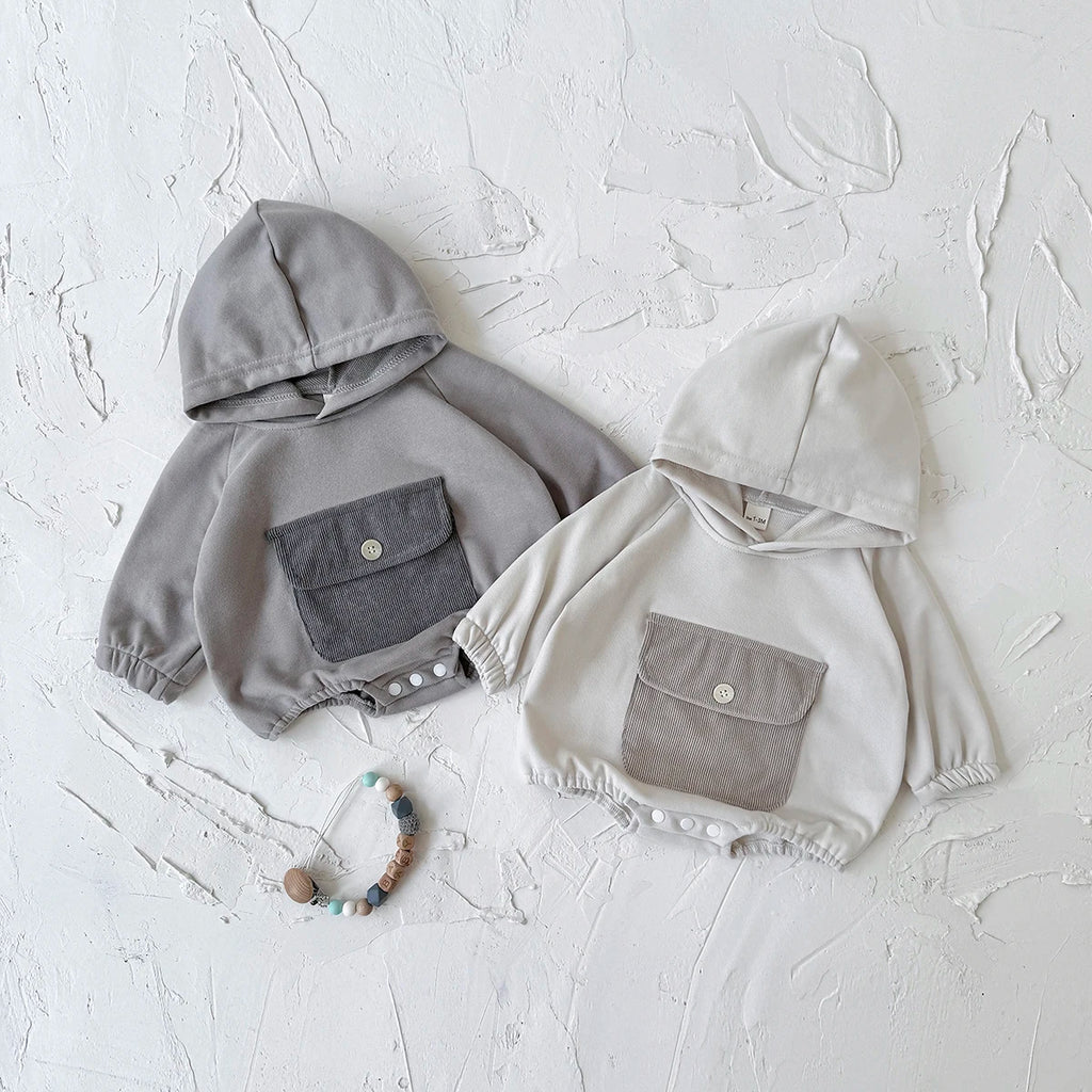 Pocket Hoodie Onesie – Cosy, Cool & Perfectly Practical 🍂👶