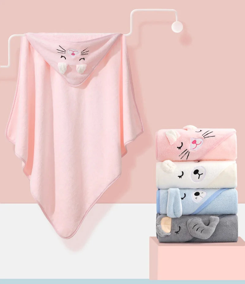 Animal Hooded Baby Towel – Cosy, Adorable & Full of Character 🐾🛁