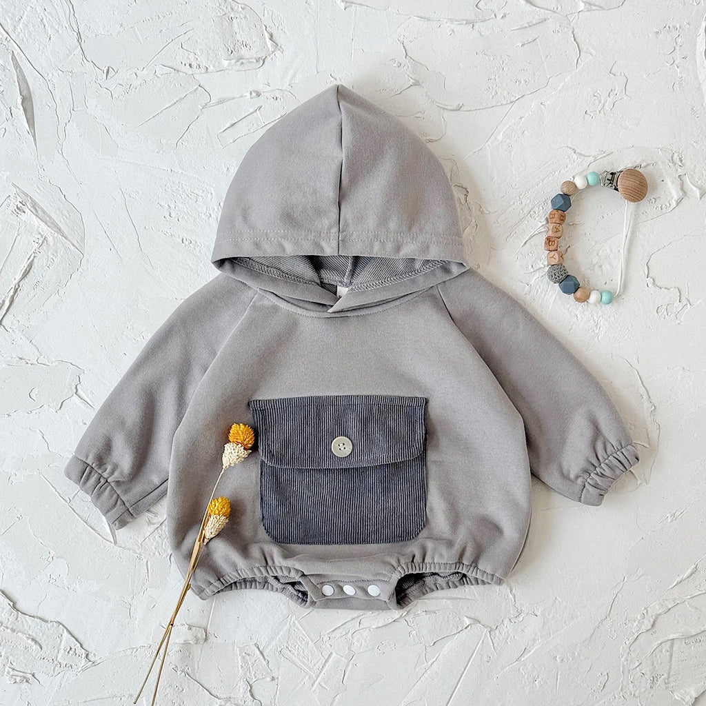 Pocket Hoodie Onesie – Cosy, Cool & Perfectly Practical 🍂👶
