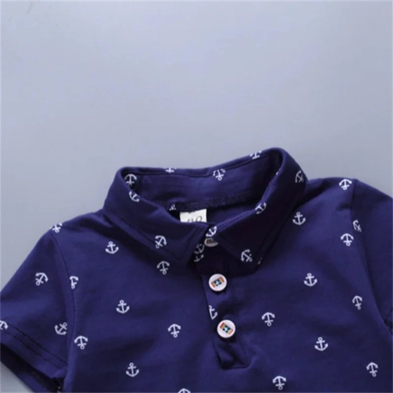 Little Explorer Polo & Shorts Set – Cool, Comfy & Full of Charm ⚓👦